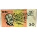 AUSTRALIA 1967 . TWENTY  20 DOLLAR BANKNOTE . COOMBS/RANDALL